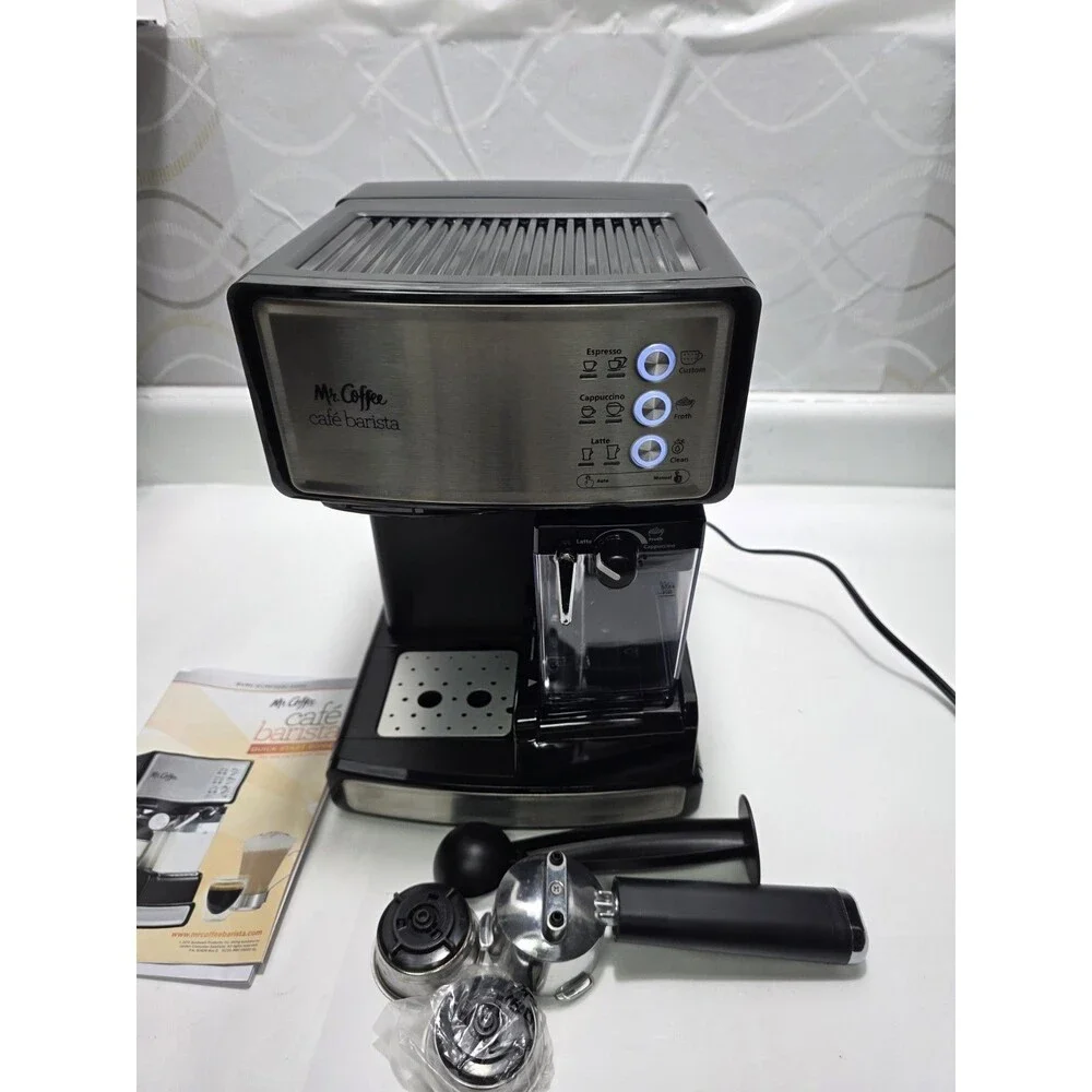 Mr. Coffee BVMC-ECMP1000-RB Café Barista Espresso/Cappuccino Maker Tested Works